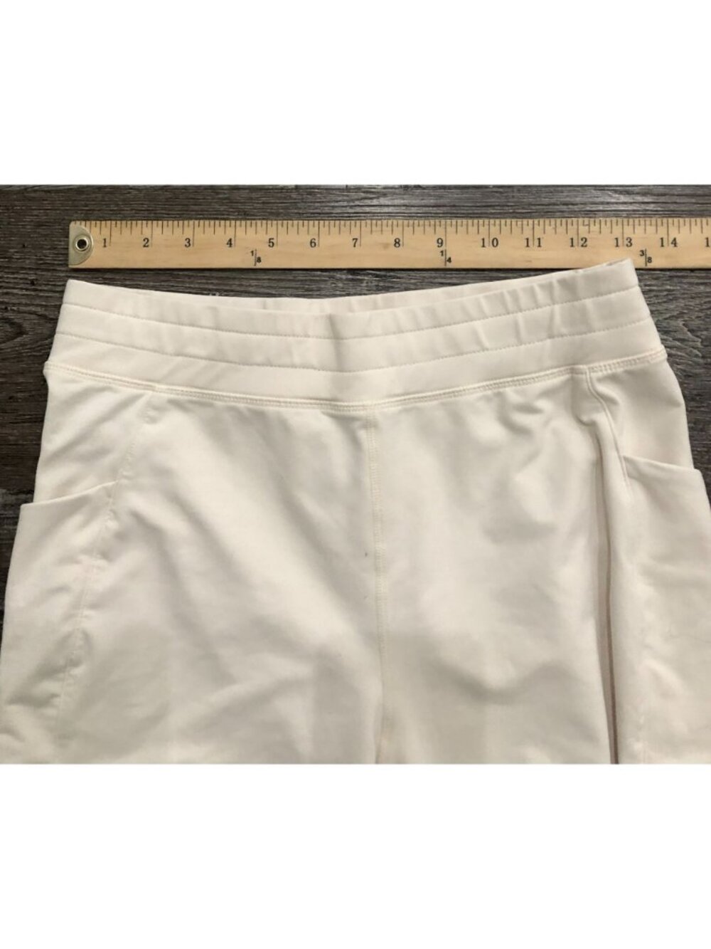 Fabletics Womens Small Cream Athletic Jogger Sweatpants Joggers - Picture 4 of 5